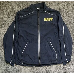 US‎ Navy Long Sleeved, Running Jacket Size Medium Brand New With Tag